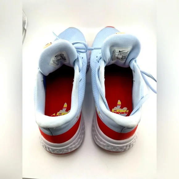 Nike Revolution Blue and Red Women's  Athletic Shoes with Modern Design - Picture 4 of 12